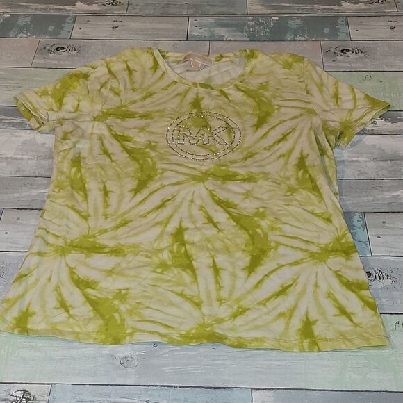Michael Michael Kors Tie Dye Shirt/Top sz Large - Picture 1 of 4